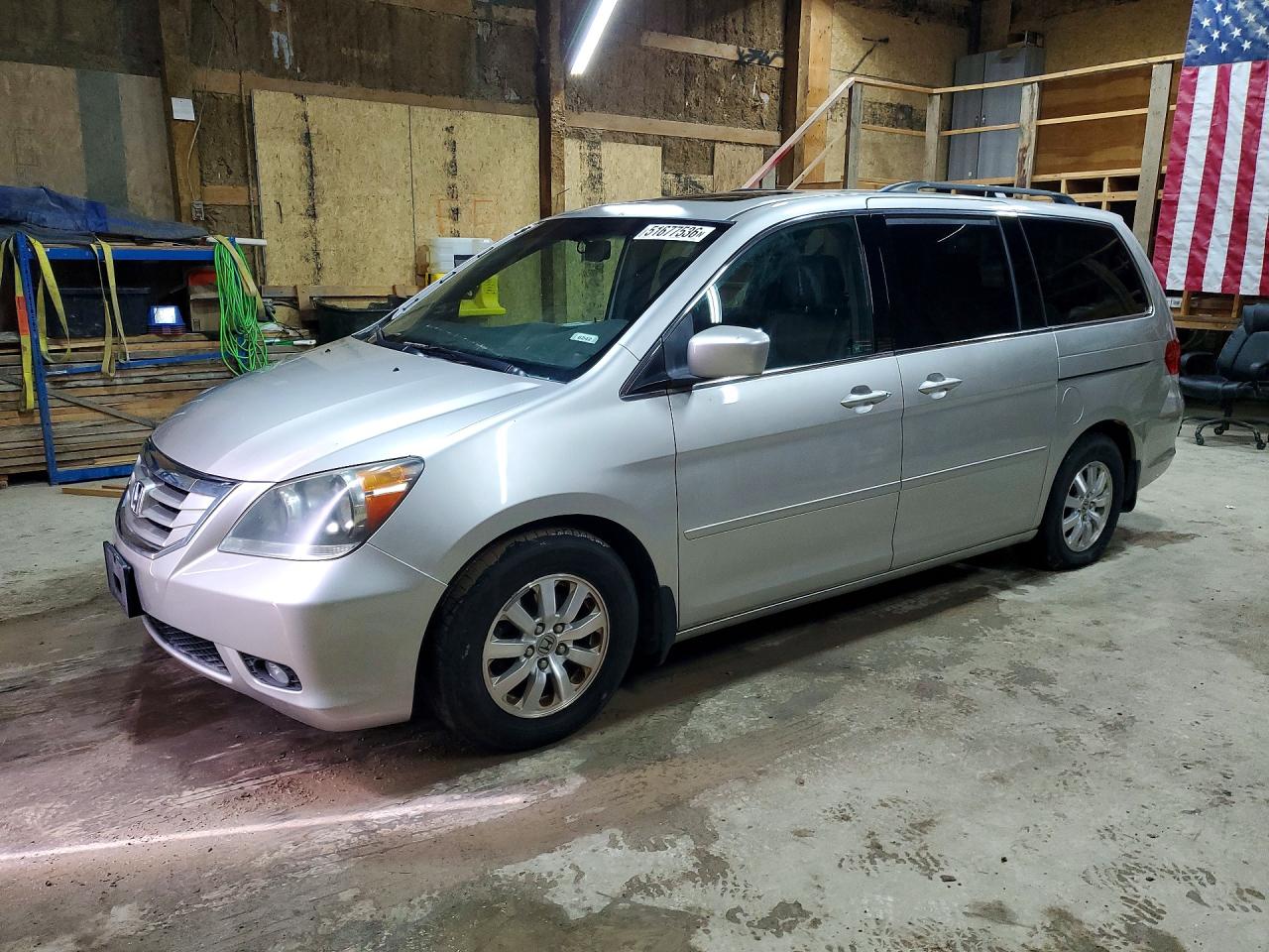 2008 Honda Odyssey VIN 5FNRL38608B407080 photo 1