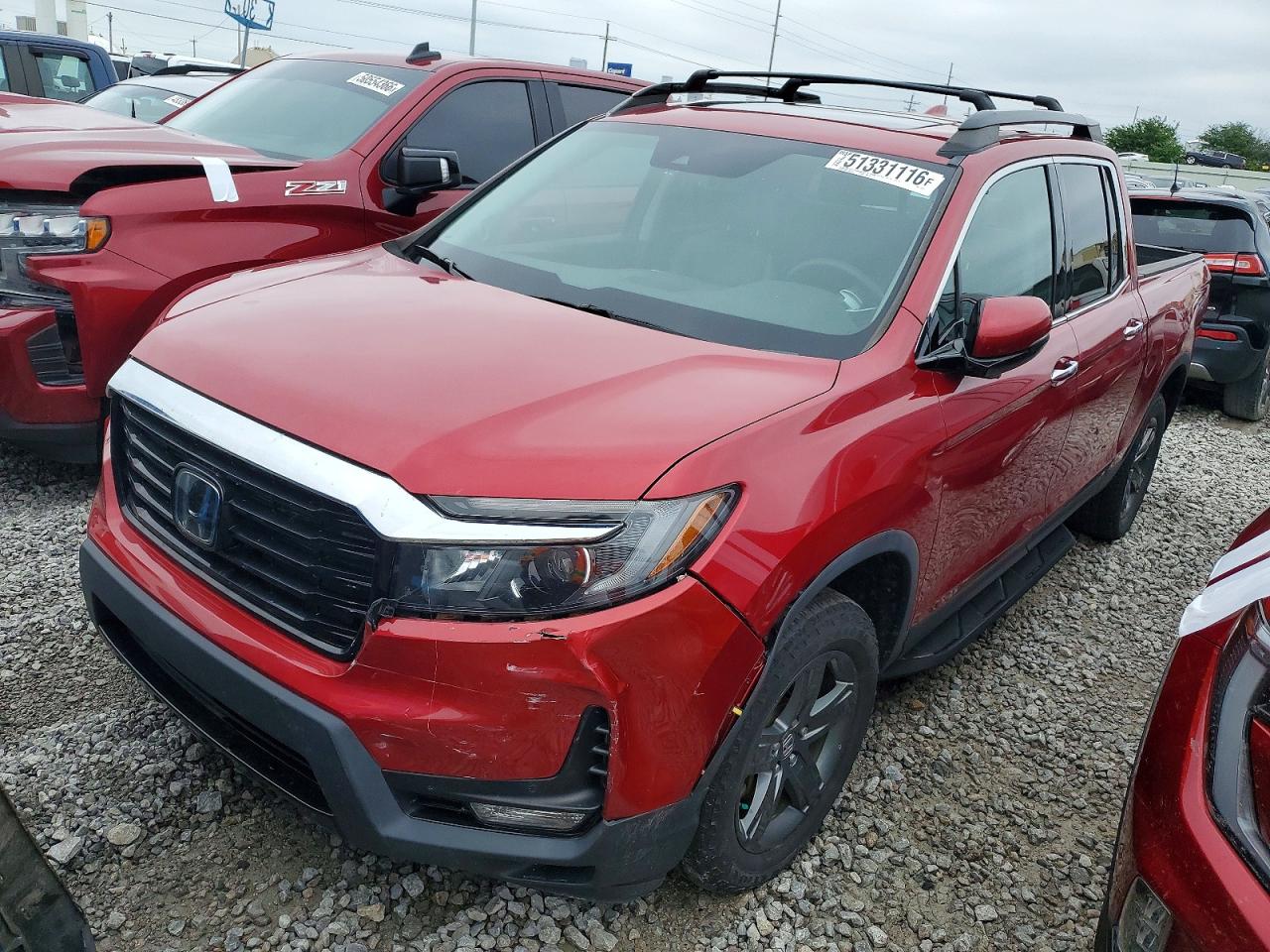 2022 Honda Ridgeline VIN 5FPYK3F72NB006322 photo 2
