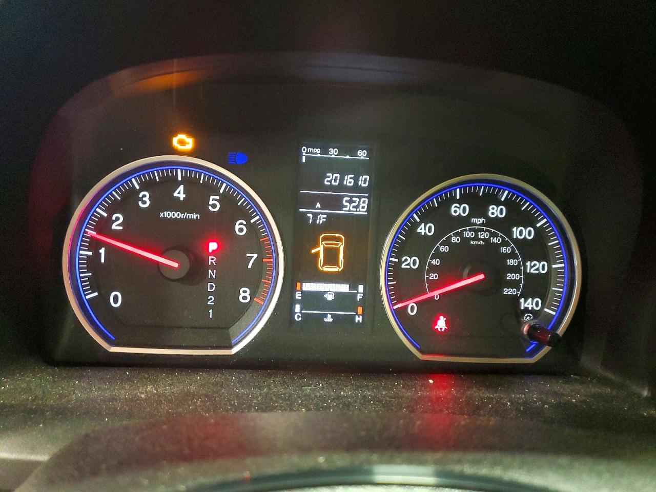 2007 Honda Crv VIN JHLRE48517C117839 photo 9