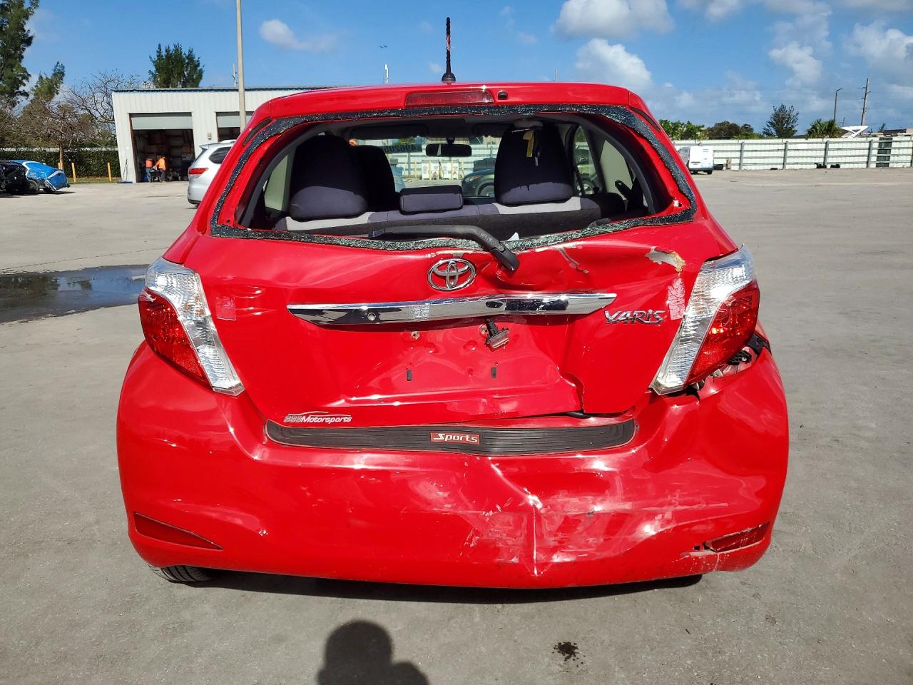 2014 Toyota Yaris VIN JTDJTUD37ED578779 photo 6