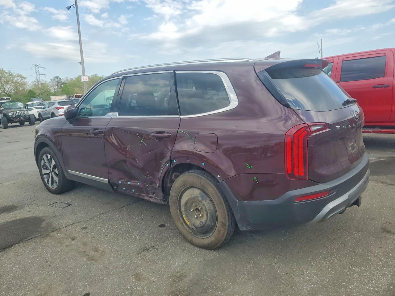 2021 Kia Telluride VIN 5XYP34HC4MG191692 photo 2