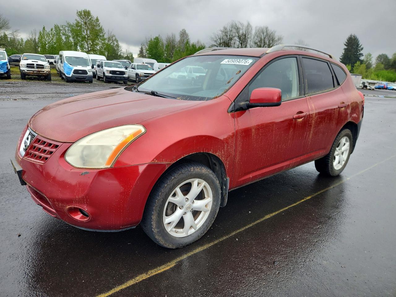 2008 Nissan Rogue VIN JN8AS58V68W127599 photo 1
