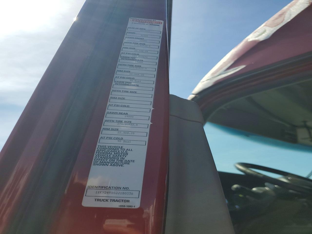 2018 KENWORTH All other VIN 1XKYD49X0JJ180336 photo 10