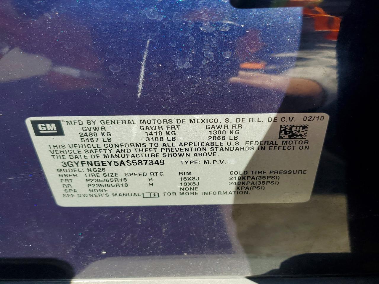 2010 Cadillac Srx VIN 3GYFNGEY5AS587349 photo 12