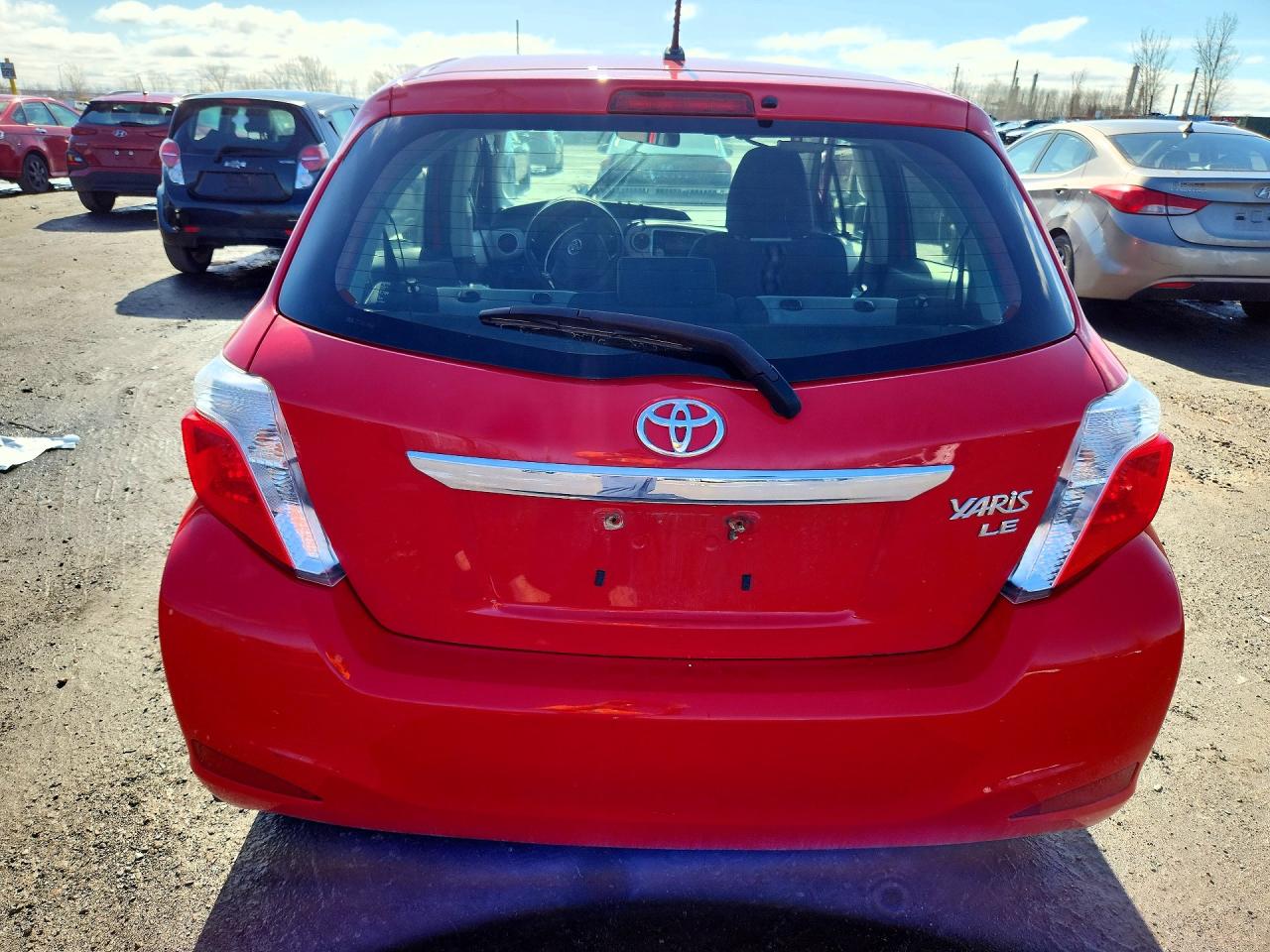2013 Toyota Yaris VIN JTDKTUD33DD563747 photo 6