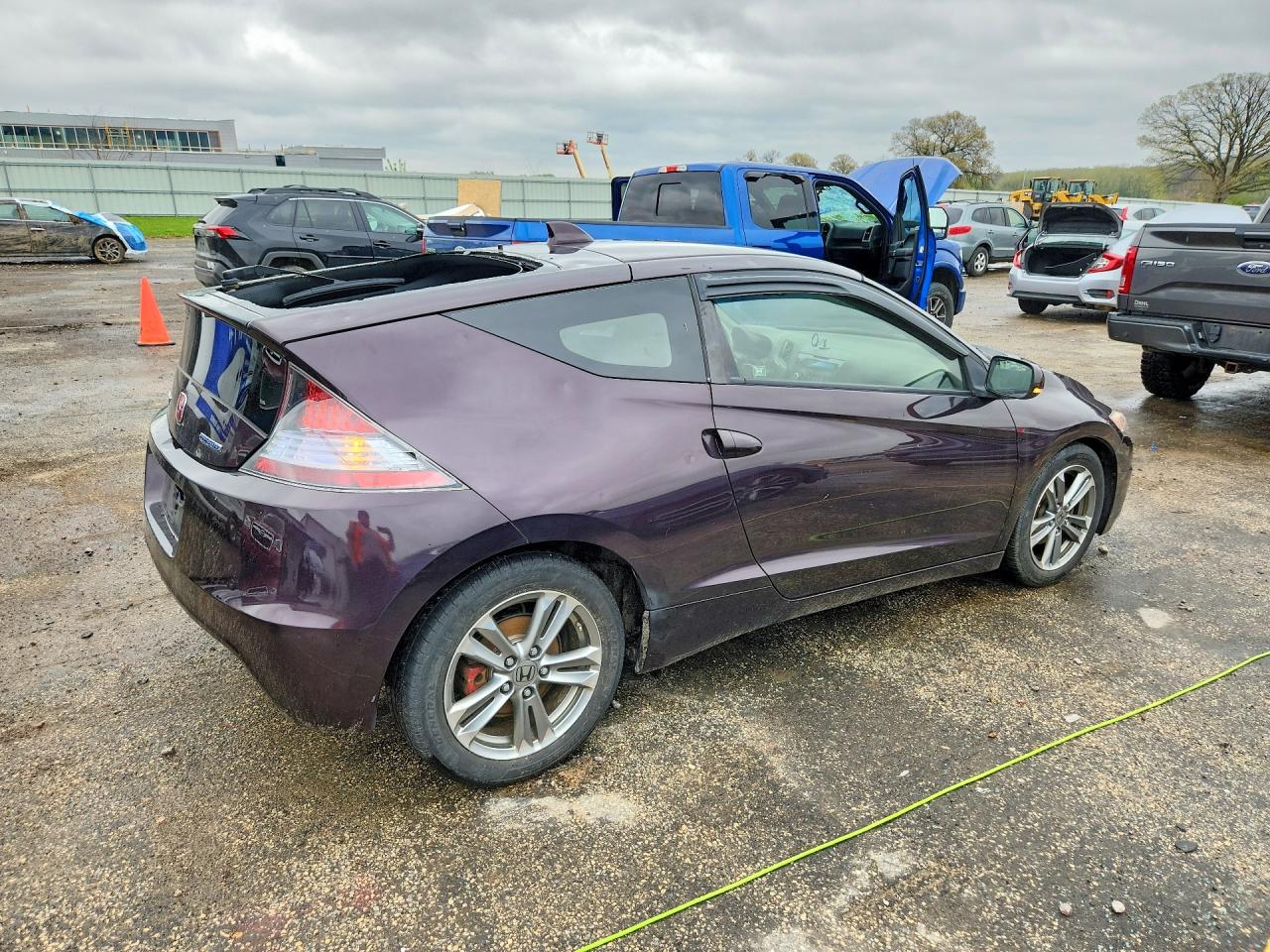 2013 Honda Cr-z VIN JHMZF1C61DS002411 photo 3
