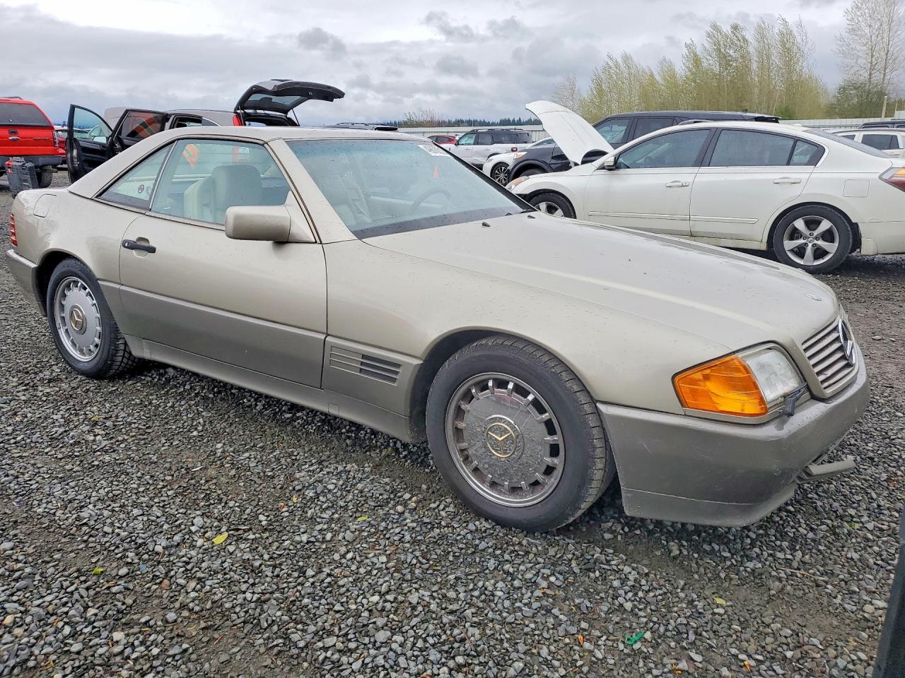 1991 Mercedes Sl-class VIN WDBFA61E6MF015639 photo 4