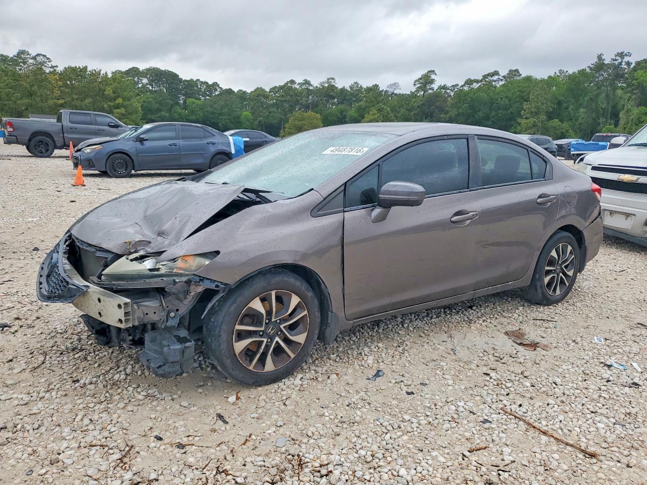 2015 Honda Civic VIN 19XFB2F86FE046686 photo 1