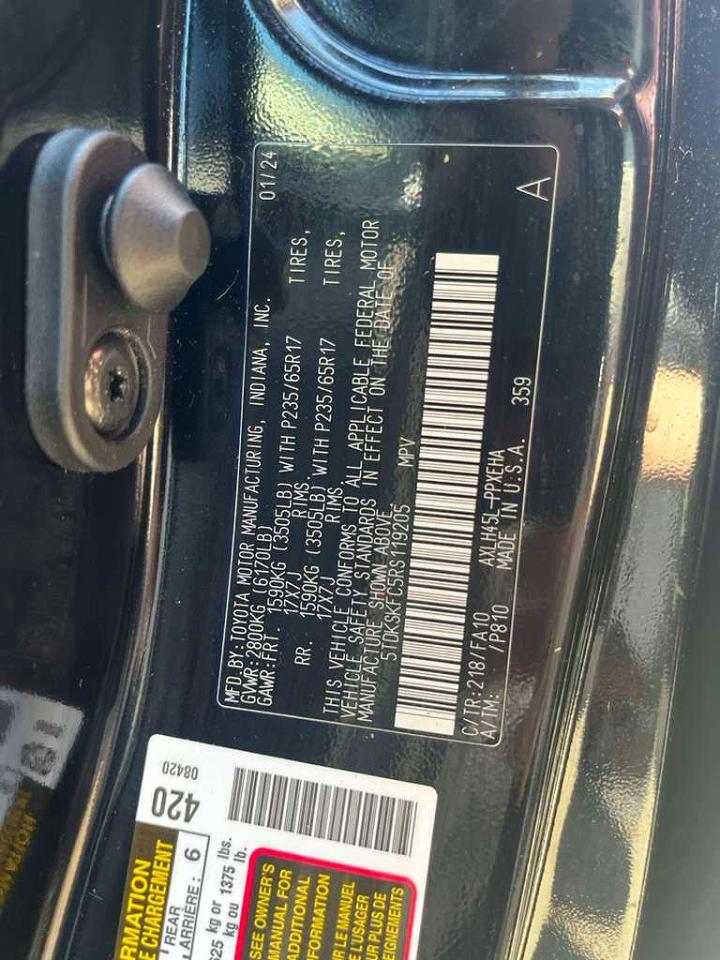 2024 Toyota Sienna VIN 5TDKSKFC5RS119205 photo 10