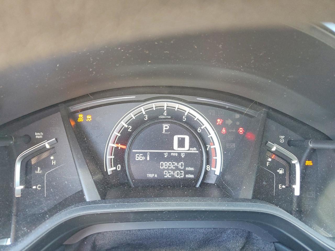 2018 Honda Crv VIN 2HKRW6H36JH205589 photo 9