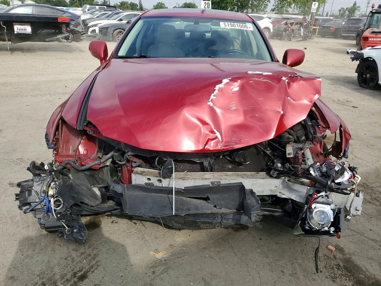 2007 Lexus Is VIN JTHBK262475049009 photo 5