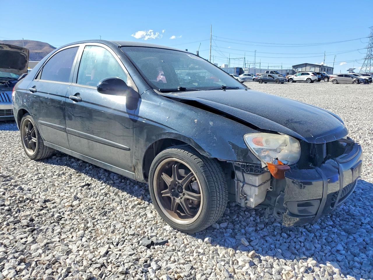2008 Kia Spectra VIN KNAFE122185582816 photo 4
