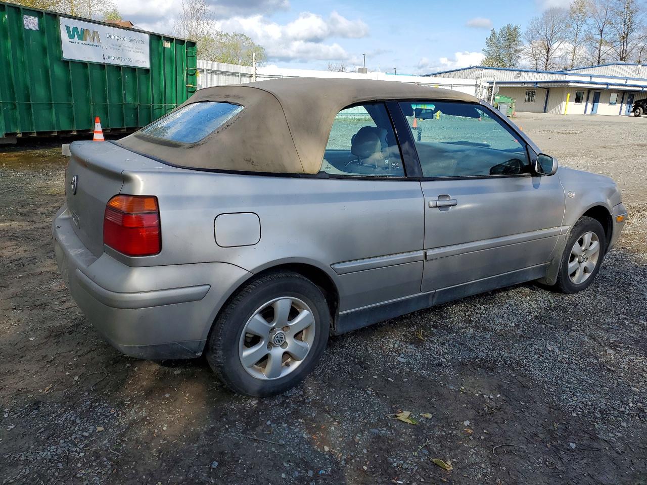 2001 Volkswagen Cabrio VIN 3VWDC21V01M816118 photo 3