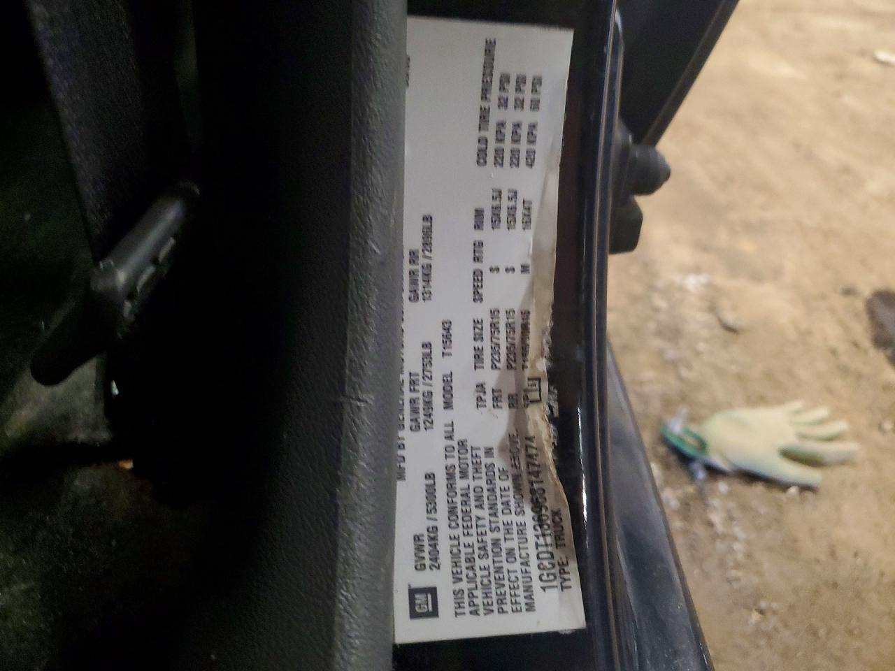 2006 CHEV Colorado VIN 1GCDT136968147474 photo 12