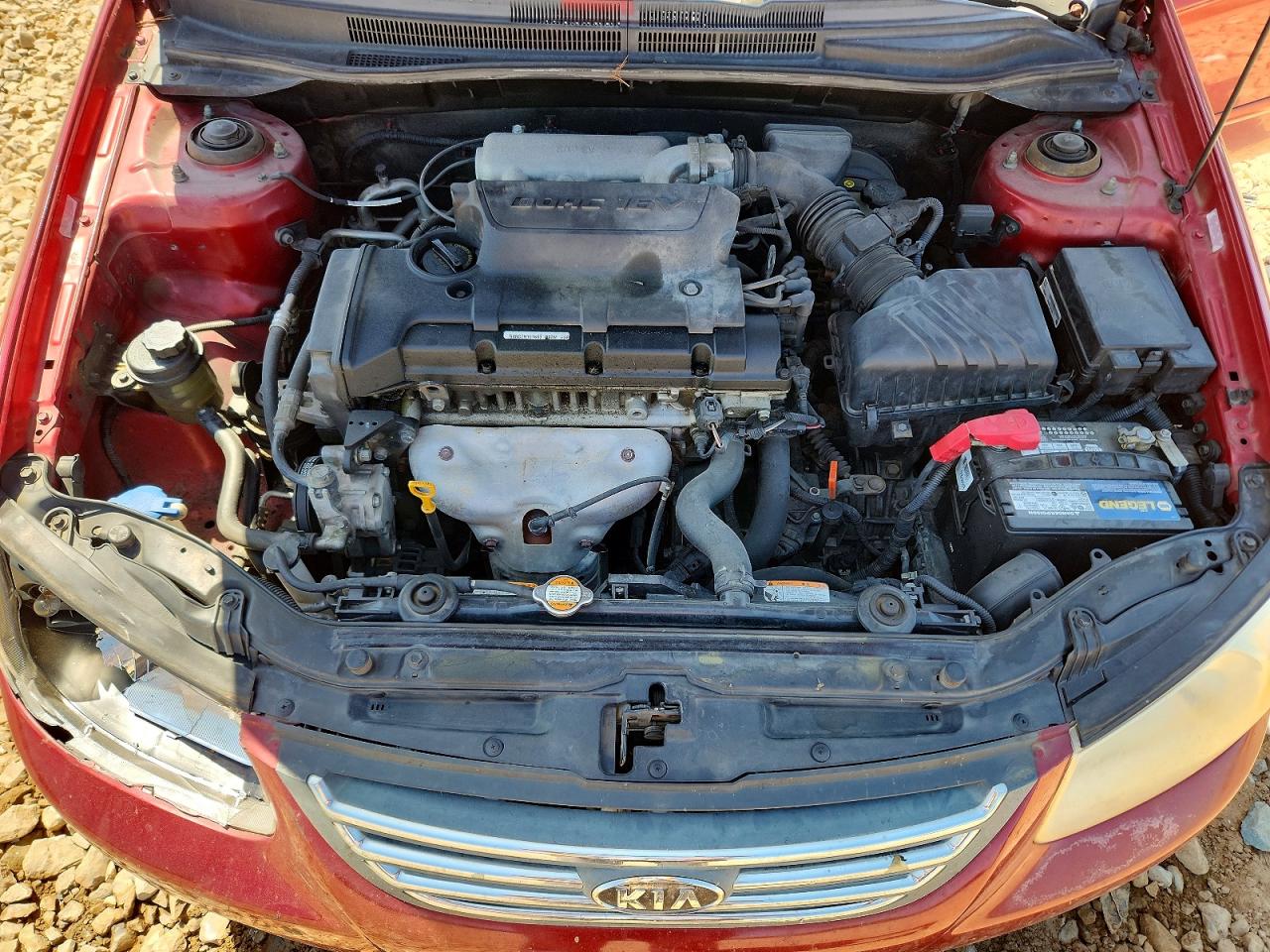 2008 Kia Spectra VIN KNAFE121285507002 photo 11