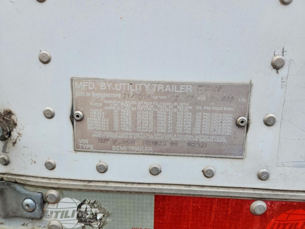 2015 UTILITY All models VIN 1UYVS2481FM408344 photo 10