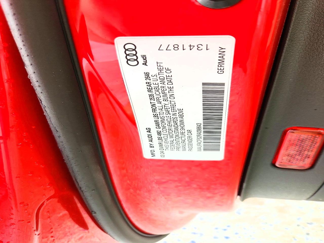 2024 Audi A5 VIN WAUFACF52RA098643 photo 12