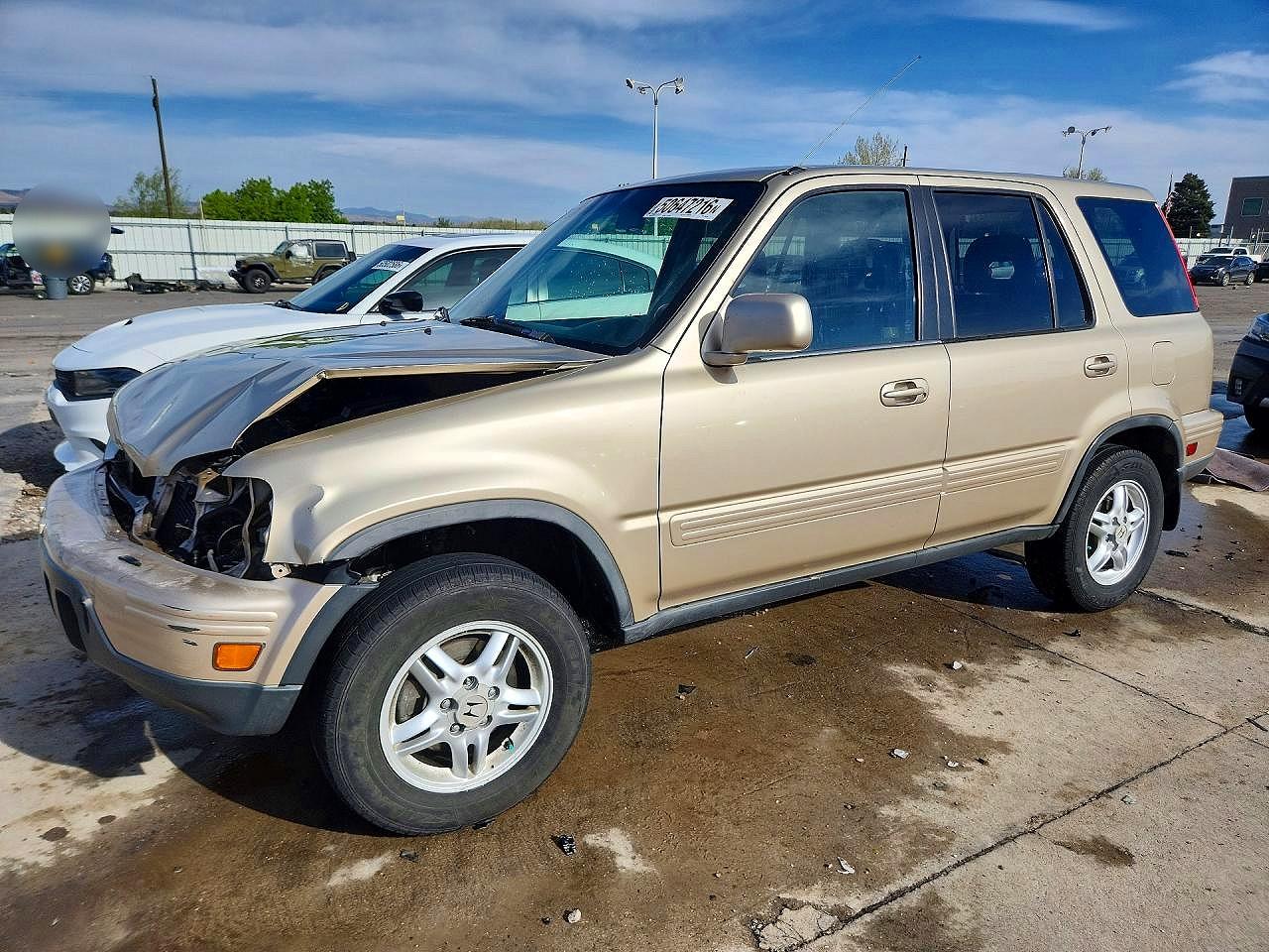 2001 Honda Crv VIN JHLRD187X1C040348 photo 1