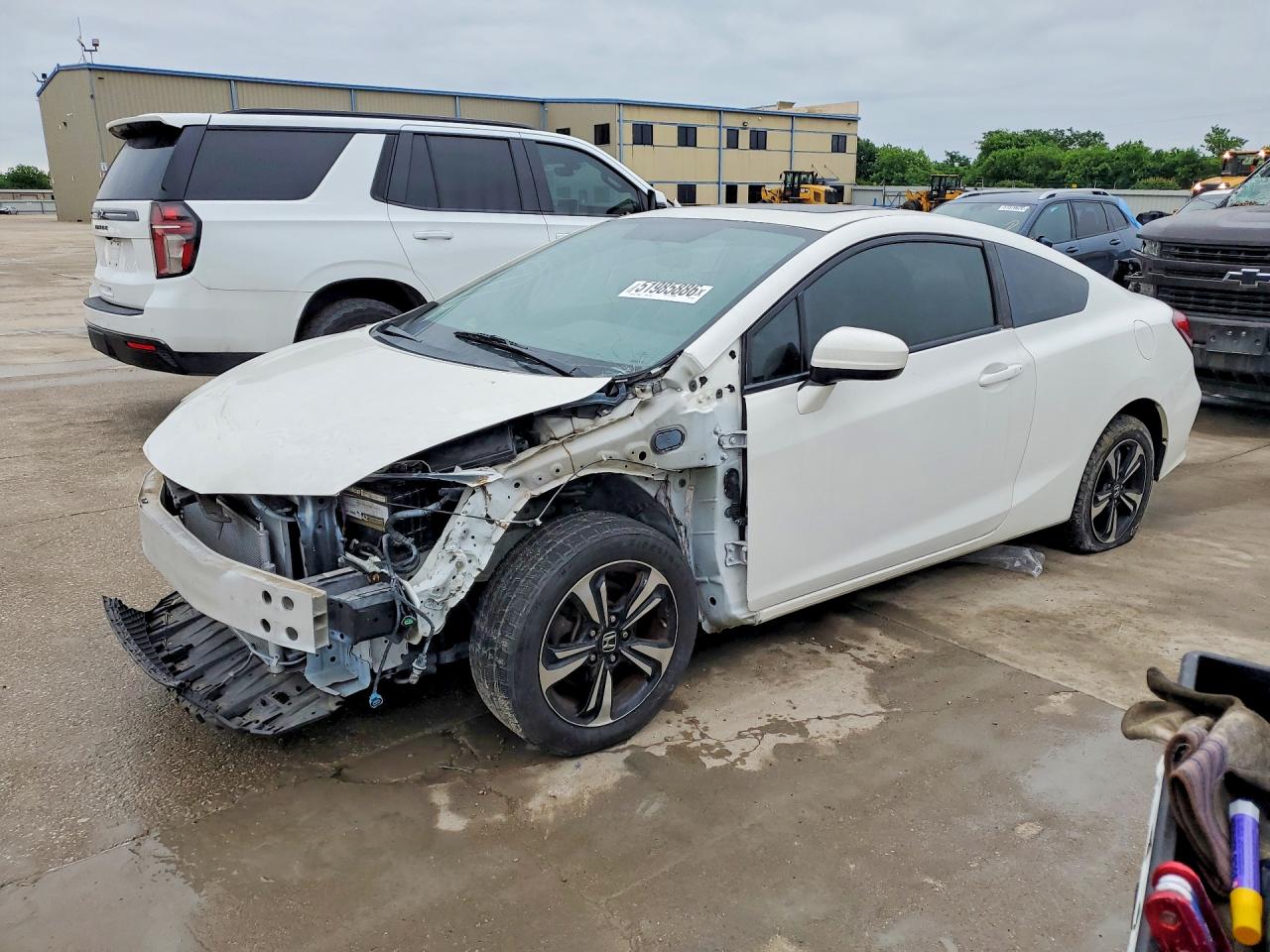 2015 Honda Civic VIN 2HGFG3B8XFH515961 photo 1
