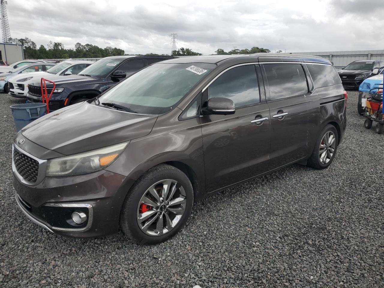 2015 Kia SEDONA VIN KNDME5C1XF6026910 photo 1
