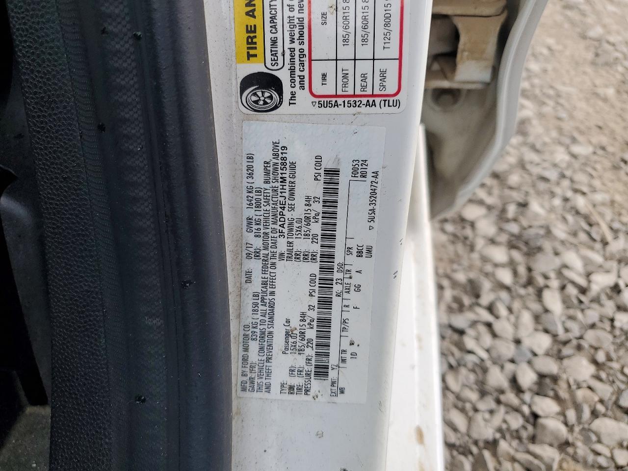 2017 Ford Fiesta VIN 3FADP4EJ1HM158819 photo 12