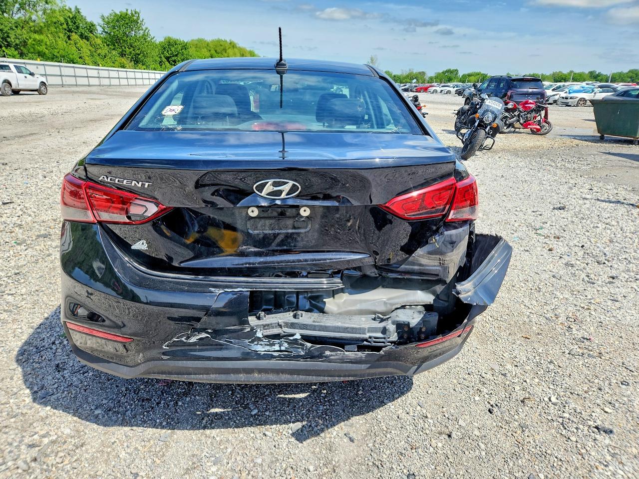 2022 Hyundai Accent VIN 3KPC24A63NE163001 photo 6