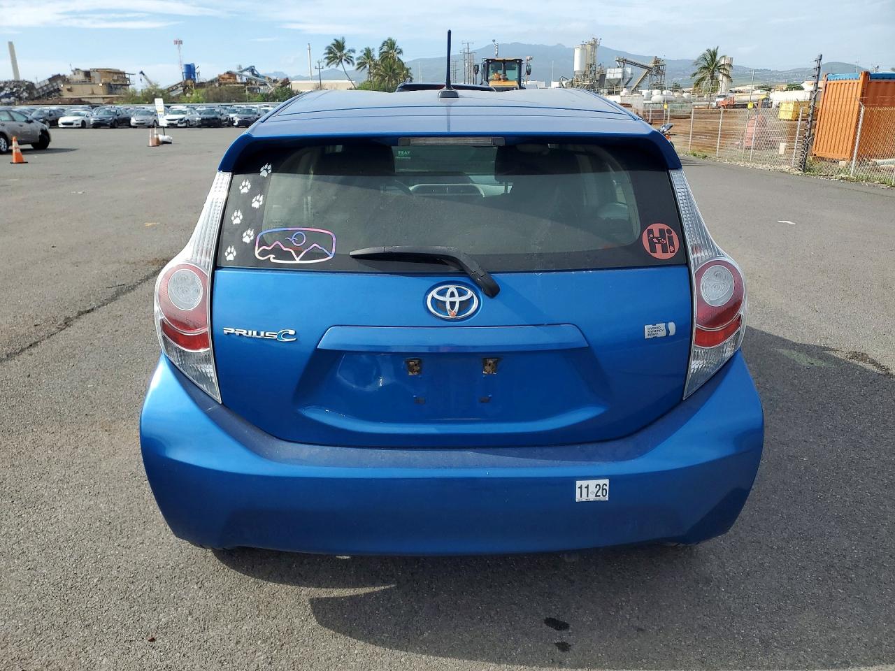 2012 Toyota Prius c th VIN JTDKDTB30C1515343 photo 6