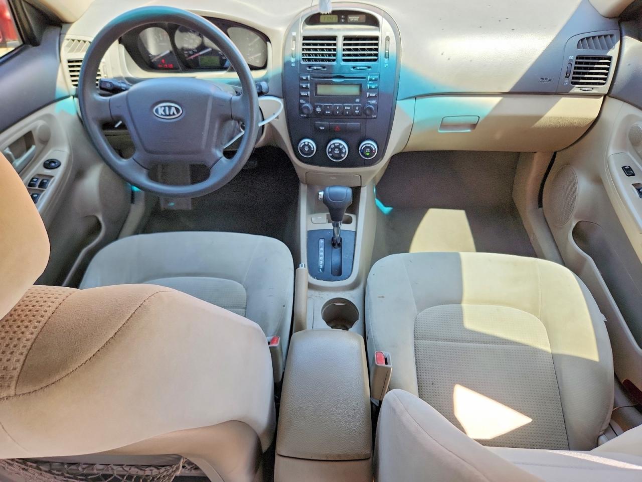 2008 Kia Spectra VIN KNAFE121285507002 photo 8