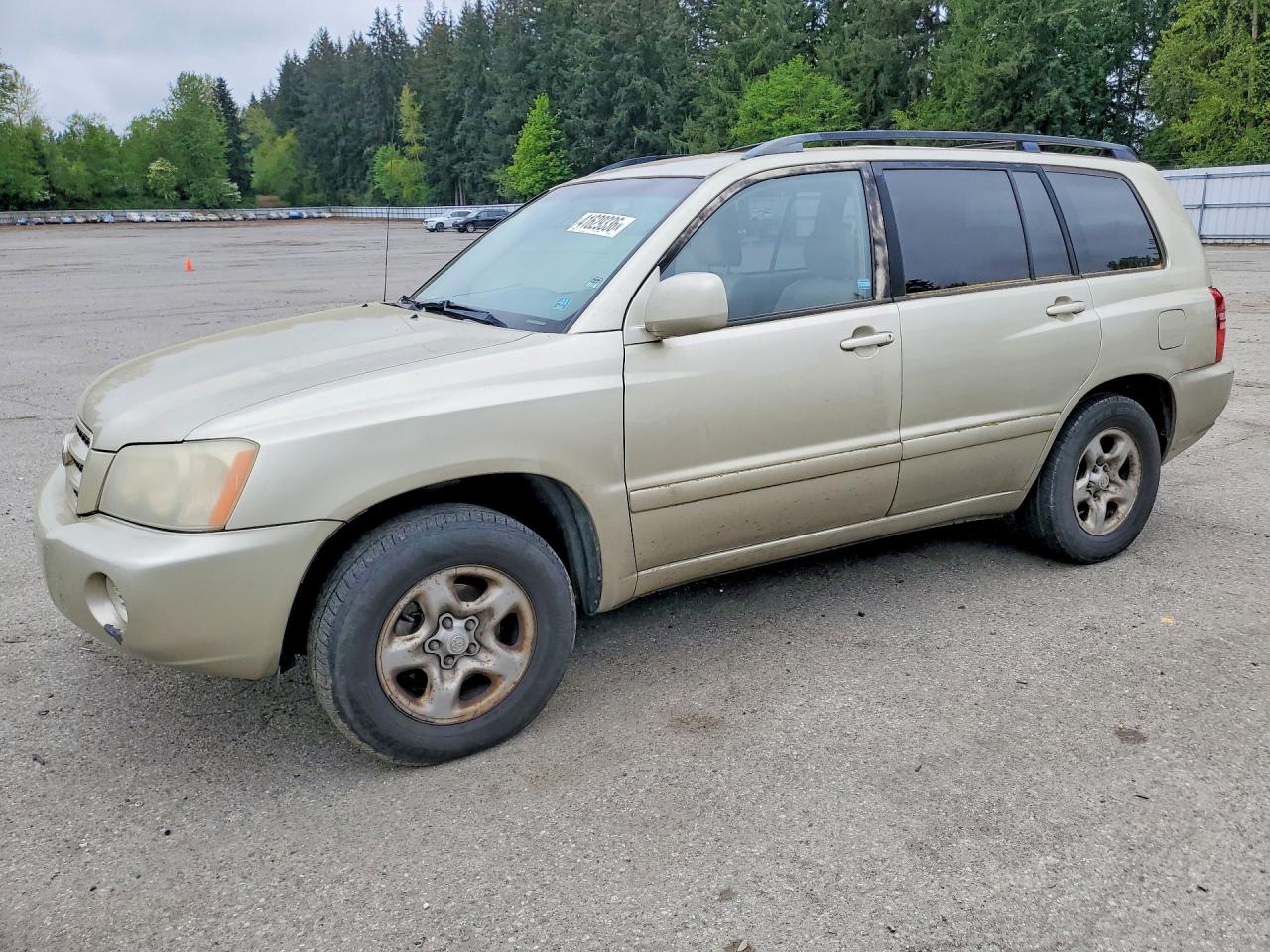2003 TOYOTA Highlander VIN JTEGD21A830060095 photo 1