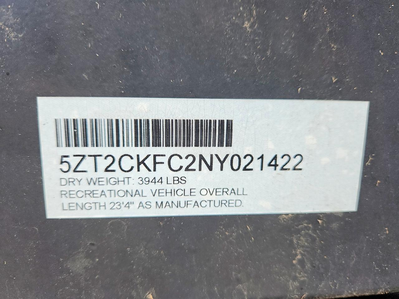 2022 FOREST All models VIN 5ZT2CKFC2NY021422 photo 10