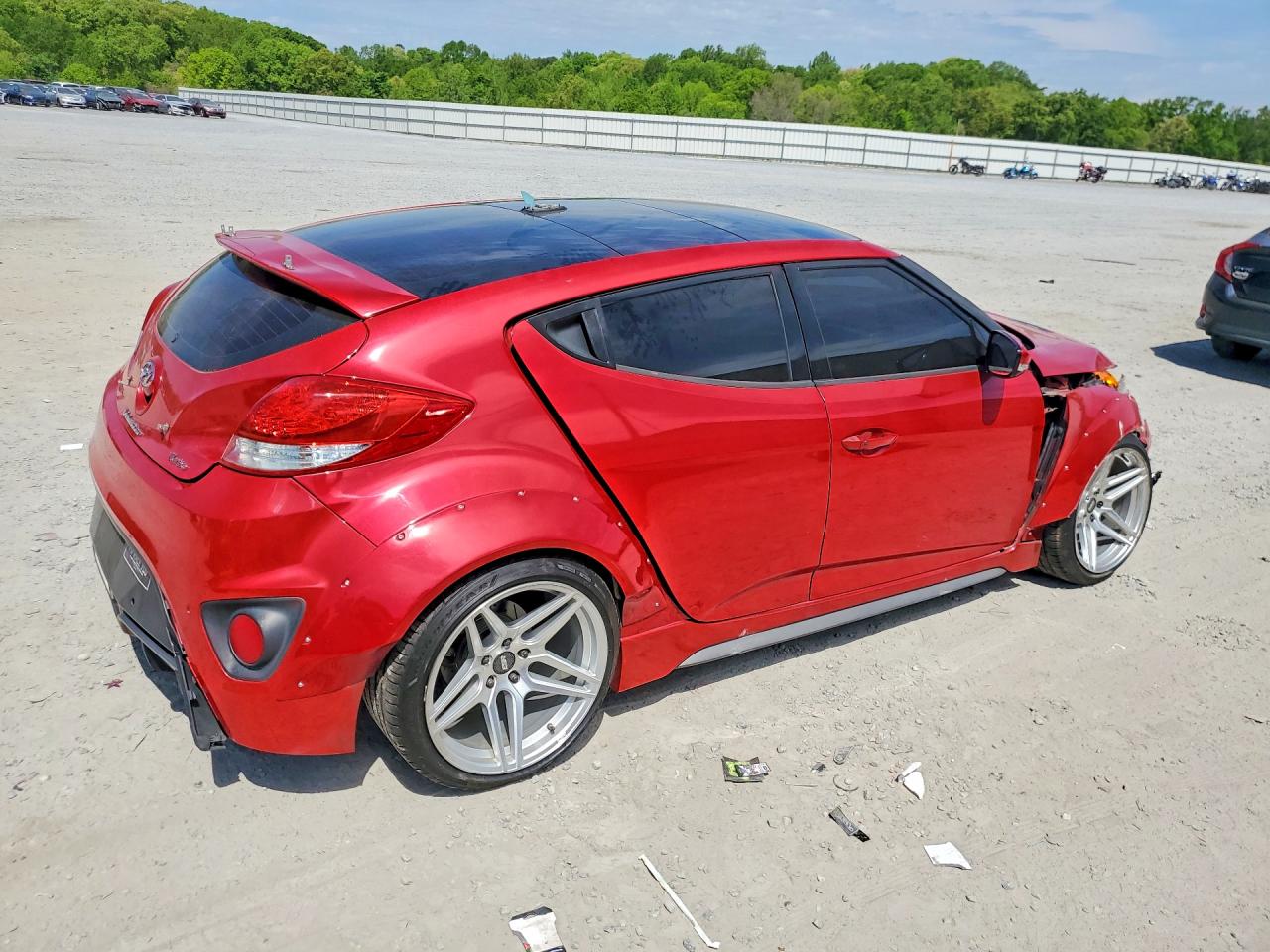 2015 Hyundai Veloster VIN KMHTC6AE1FU225283 photo 3