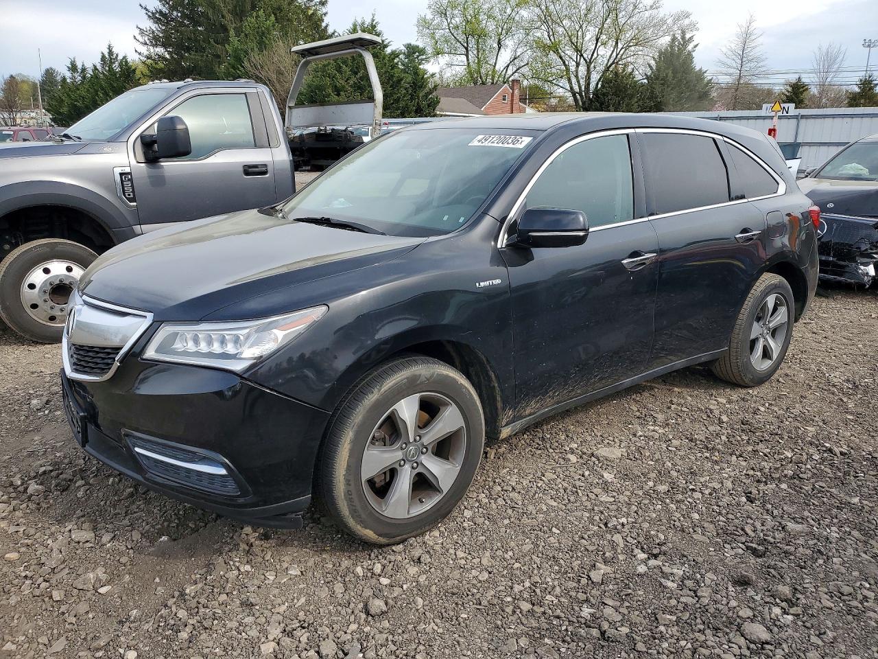 2016 Acura Mdx VIN 5FRYD3H22GB008416 photo 1