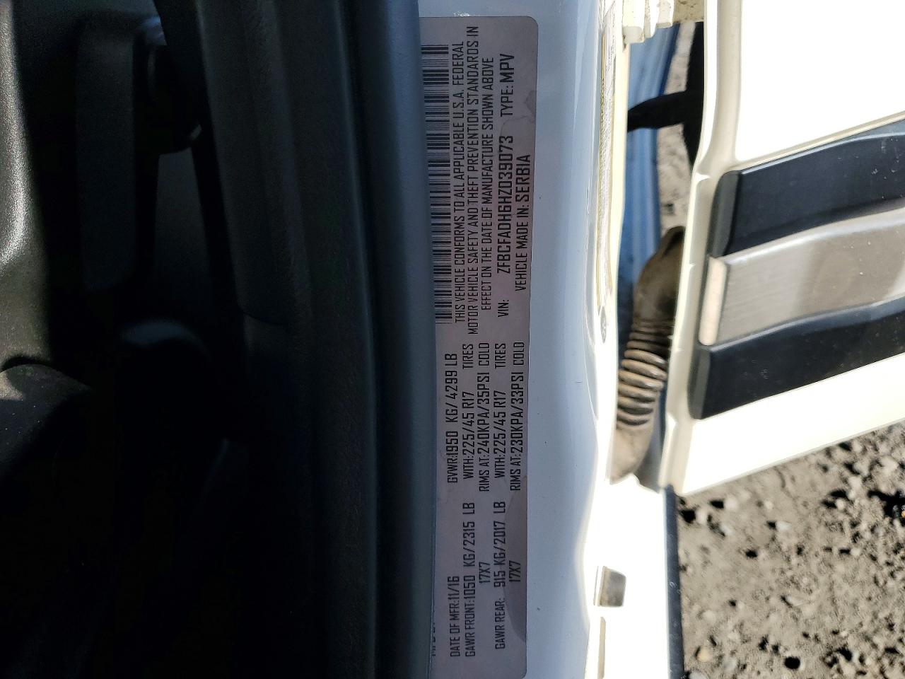 2017 Fiat 500 VIN ZFBCFADH6HZ039073 photo 12