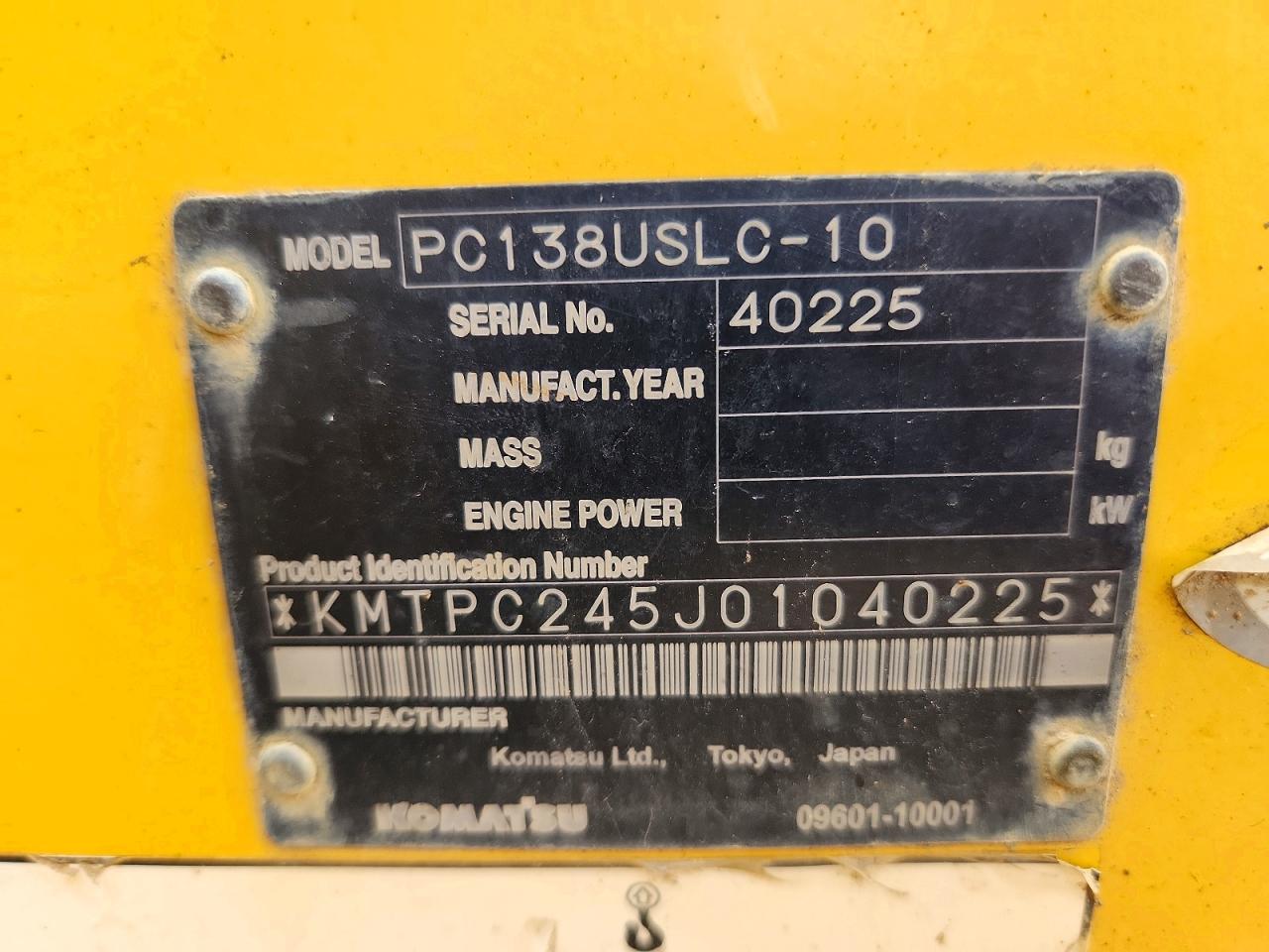 2014 KOMATSU All models VIN KMTPC245J01040225 photo 10
