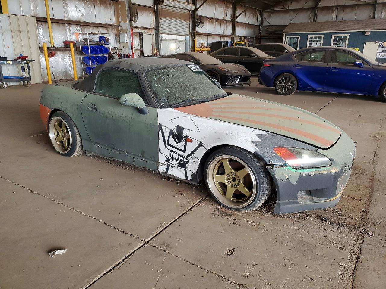 2002 HONDA S2000 VIN JHMAP11452T004925 photo 4