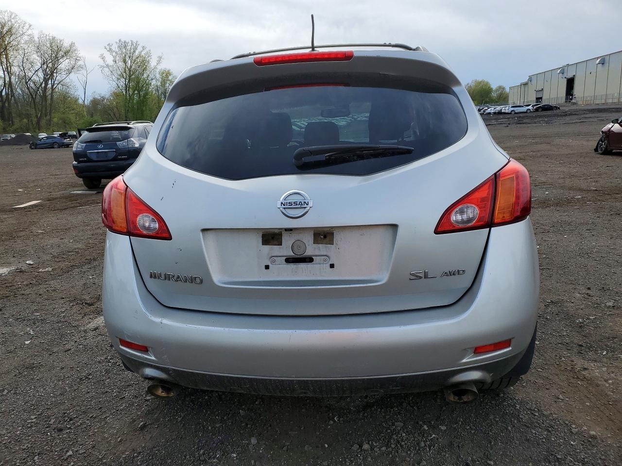 2009 NISS Murano VIN JN8AZ18W79W109126 photo 6