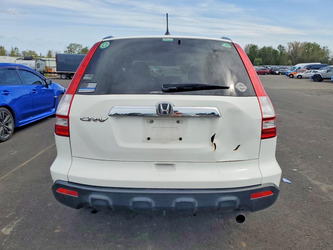 2007 Honda Crv VIN JHLRE48537C007309 photo 6