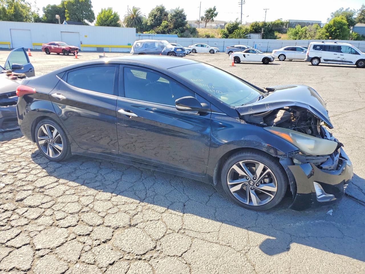 2014 Hyundai Elantra VIN KMHDH4AE6EU109473 photo 4