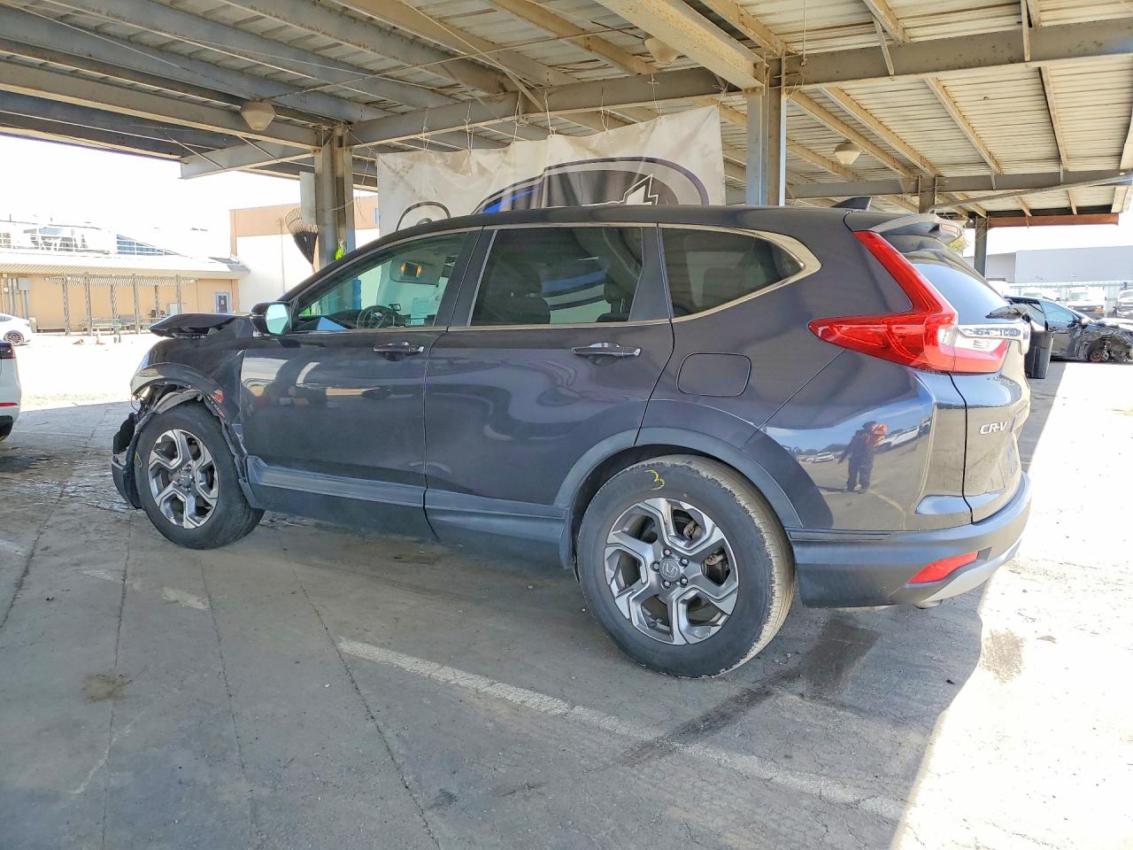 2019 Honda Crv VIN 5J6RW1H55KA047222 photo 2