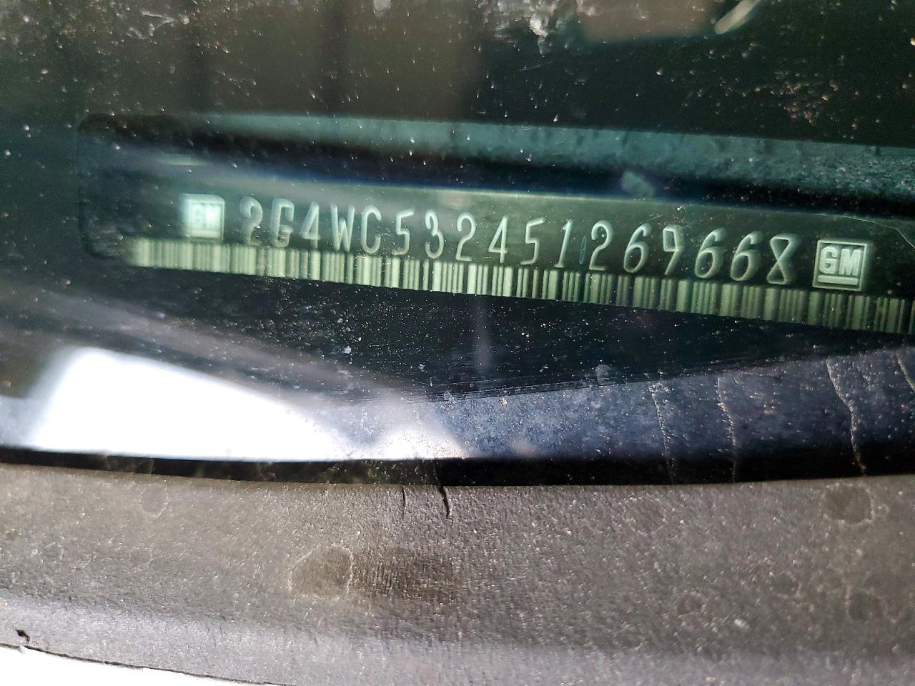 2005 BUICK Lacrosse VIN 2G4WC532451269668 photo 12