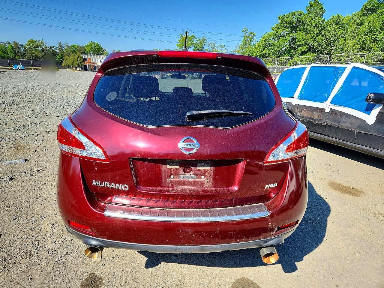2011 Nissan Murano VIN JN8AZ1MW9BW160204 photo 6