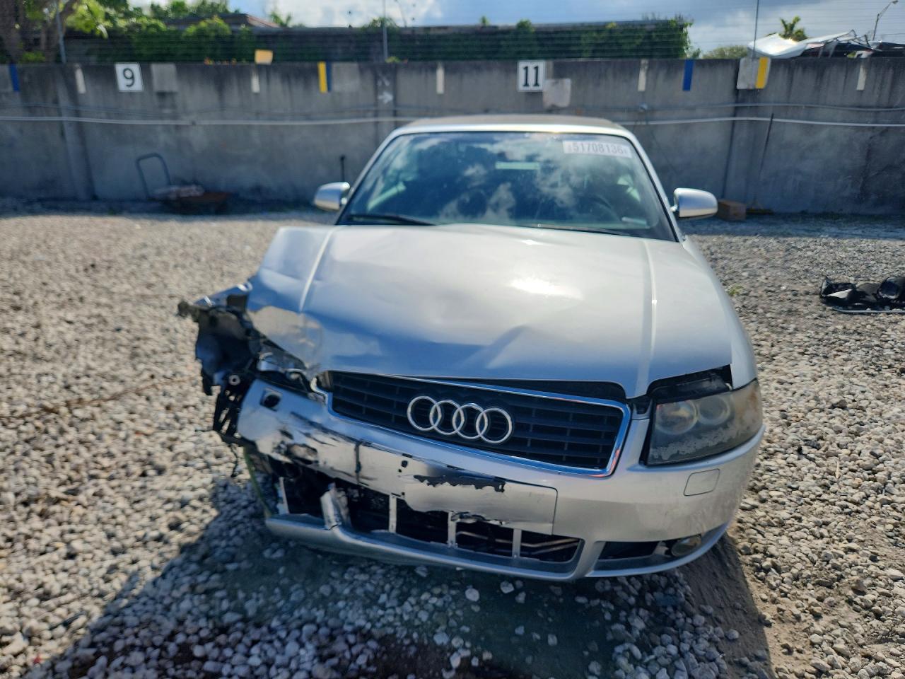 2005 Audi A4 VIN WAUAC48H75K013172 photo 5