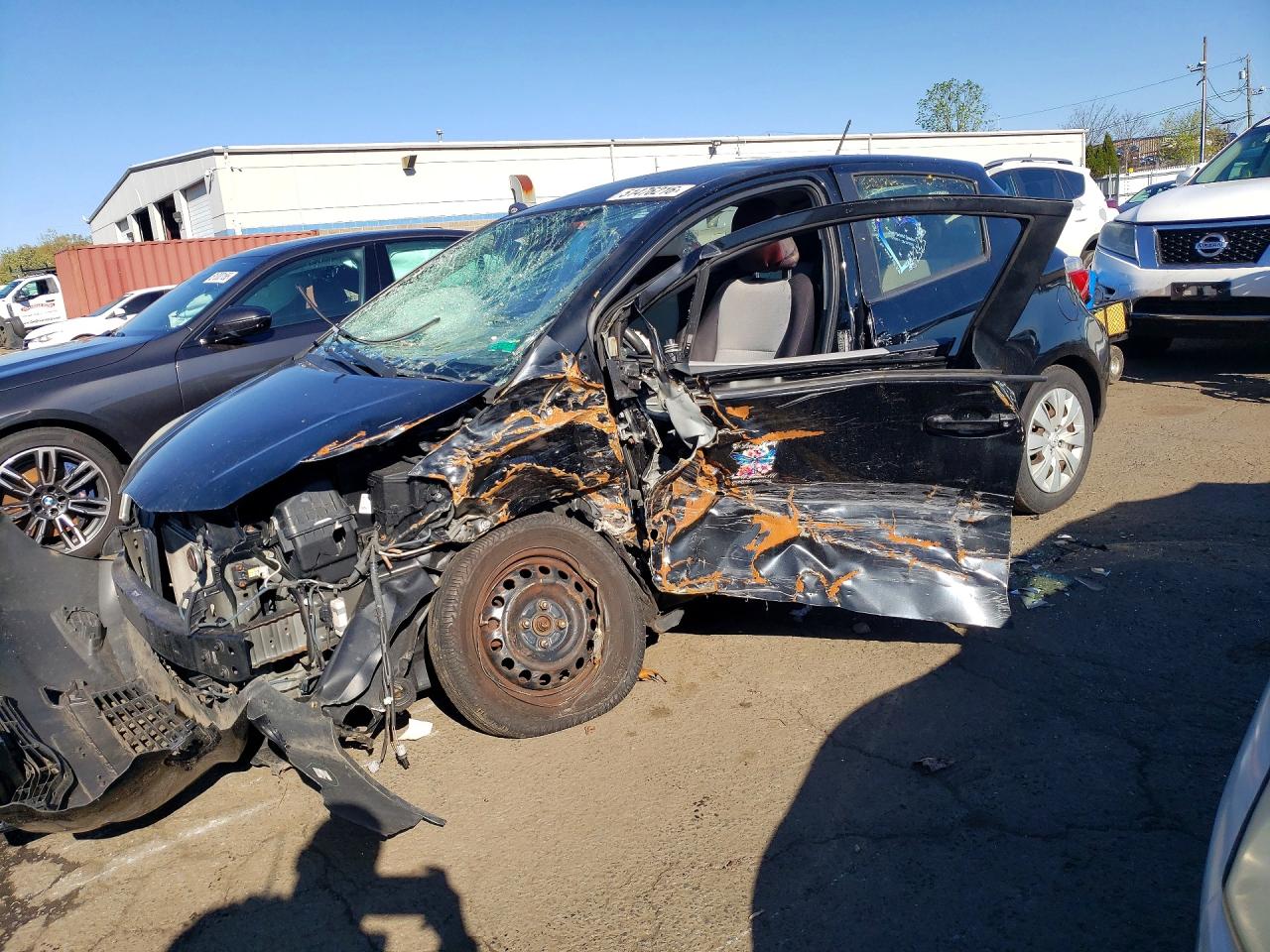 2014 Toyota Yaris VIN JTDKTUD33ED580050 photo 1