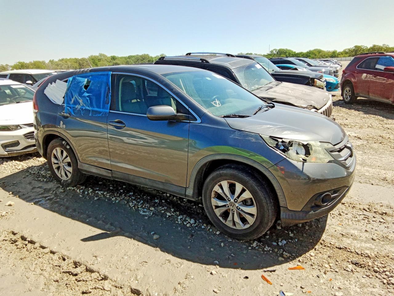 2013 Honda Crv VIN 2HKRM4H55DH640572 photo 4