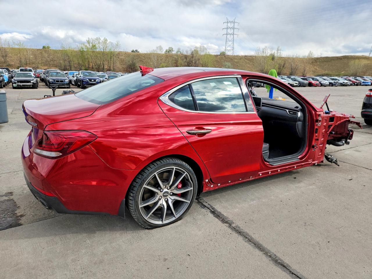 2020 Genesis G70 VIN KMTG34LE1LU058069 photo 3