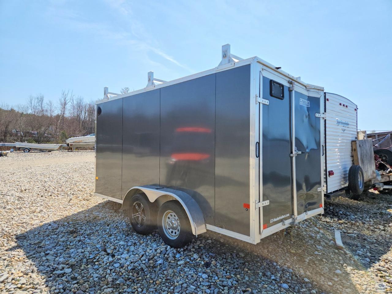 2022 ALCOM LLC ENCLOSED CARGO TRAILER VIN 5WFBE1423NW119637 photo 3
