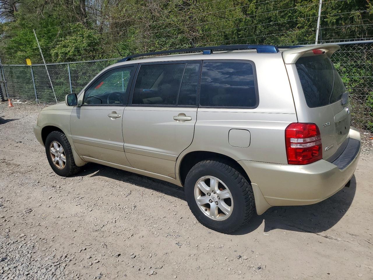 2001 Toyota Highlander VIN JTEHF21AX10026316 photo 2
