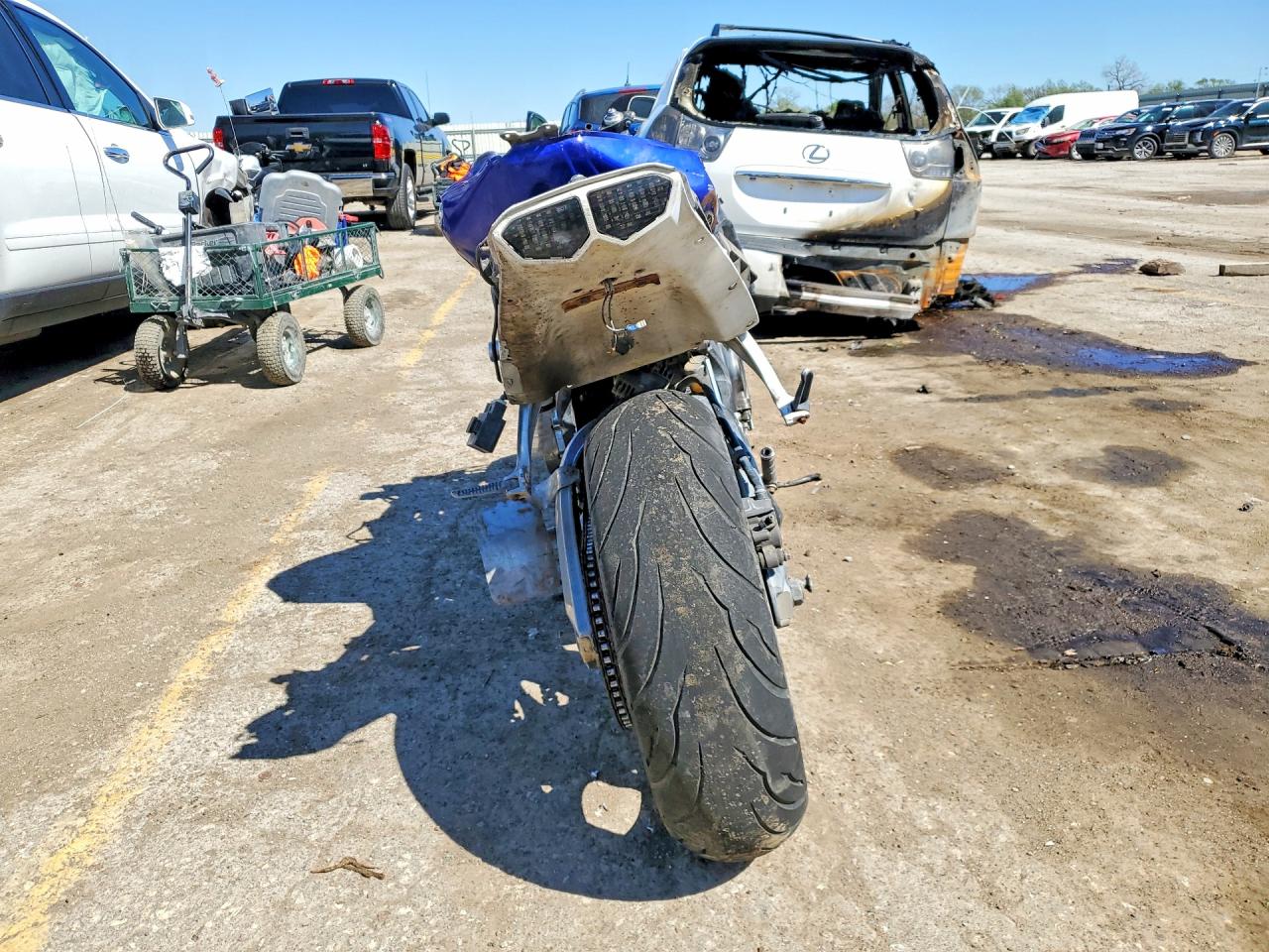 2004 YAMAHA Yzf VIN JYARJ06EX4A018380 photo 4