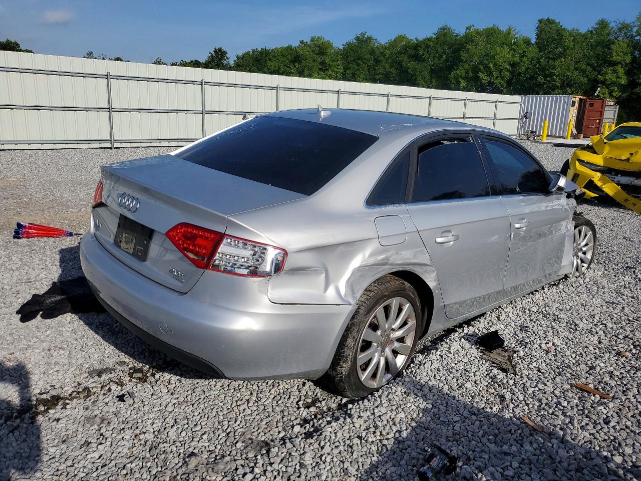 2012 Audi A4 VIN WAUBFAFL6CA117494 photo 3