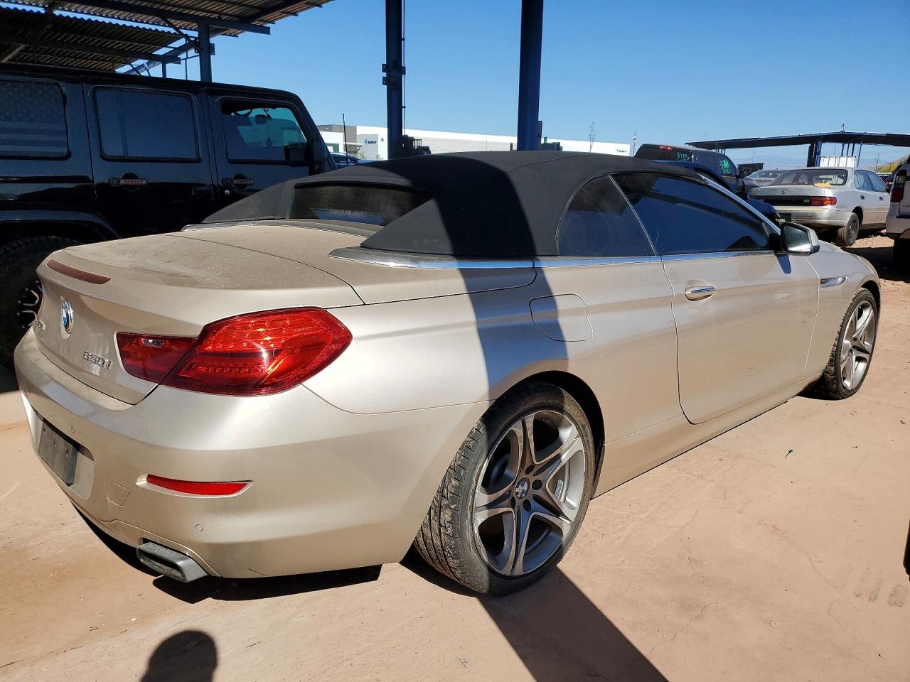 2013 BMW 6 series VIN WBAYP1C54DDX00529 photo 3